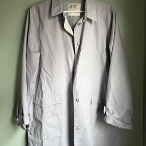 London-fog Women's Blue and Grey Coat